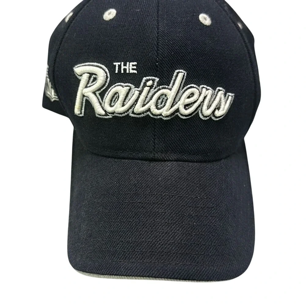 Vintage‎ 2000s Unisex Black NFL Reebok The Raiders National Football League OSFA